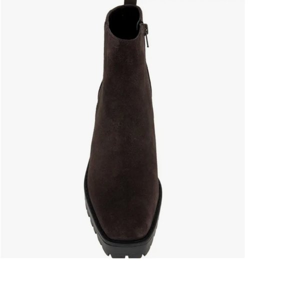 Milla genuine suede Leather Square-Toe Bootie (Women) André Assous sz 9-9.5 new - Picture 7 of 7